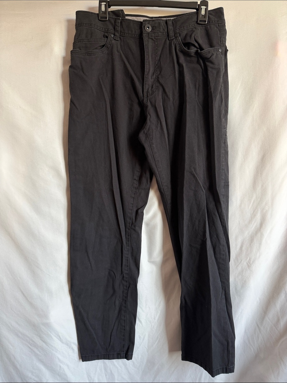 Men's Black Chinos - Classic Straight Fit